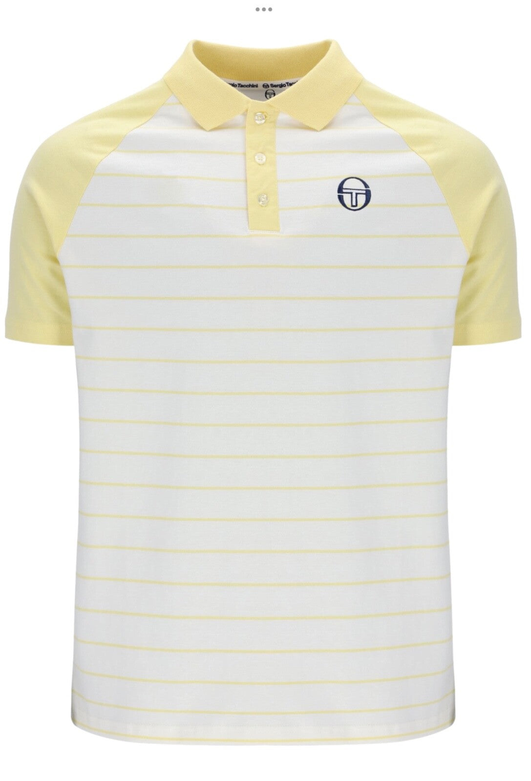 Sergio Tacchini Sandro Polo Shirt & SuperMK2 Shorts Outfit - Off White/Yellow