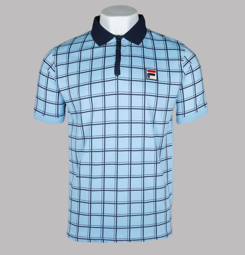 Fila Vintage Borg (Bobby) Retro Tennis Polo Shirt in Blue - Ltd Edition 2025