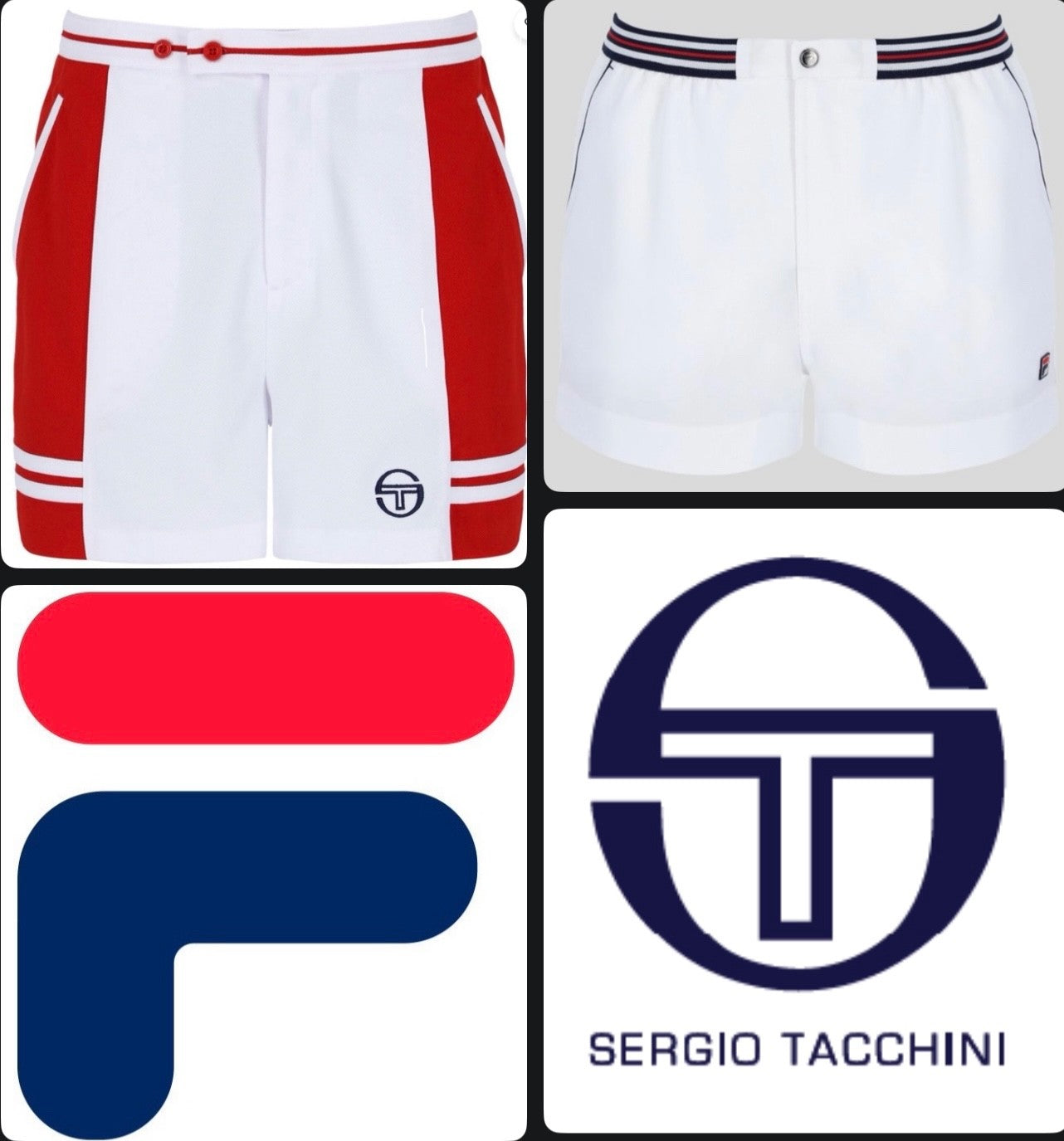 Fila &Sergio Tacchini Shorts - Big Lads sizes - XL, 2XL, 3XL, 4XL