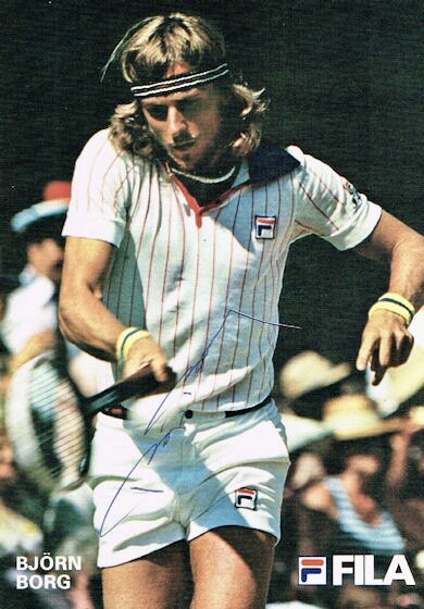 Fila Bjorn Borg BB1 Polo - Iconic Tennis Shirt - 100% Cotton - White