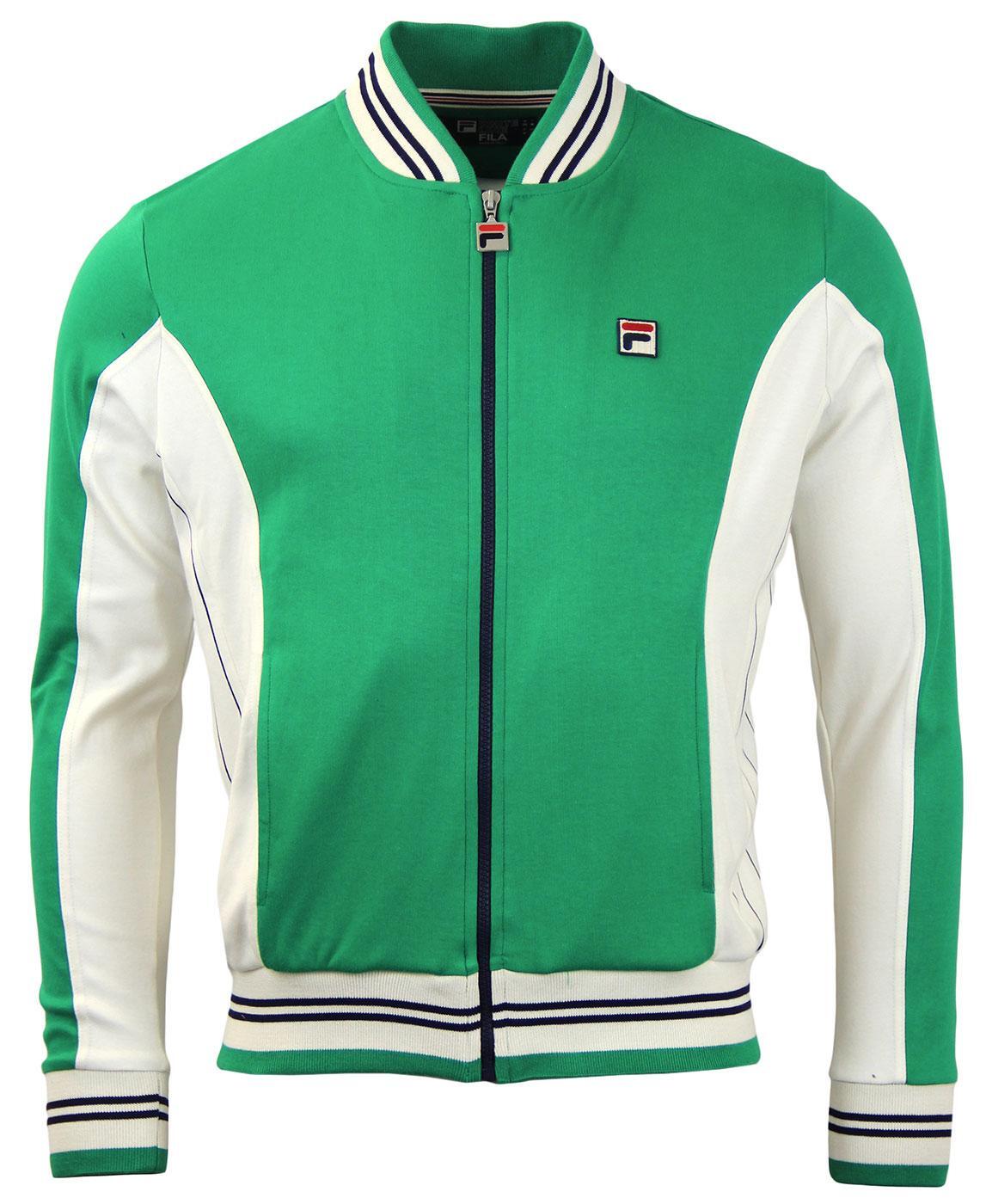 Celtic Colours Fila Vintage Borg Wimbledon Tennis Track Top (Green) RRP £75