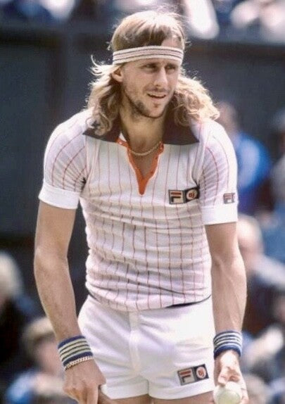 Fila Bjorn Borg BB1 Polo Tennis Shirt - 100% Cotton - Off White - Wimbledon