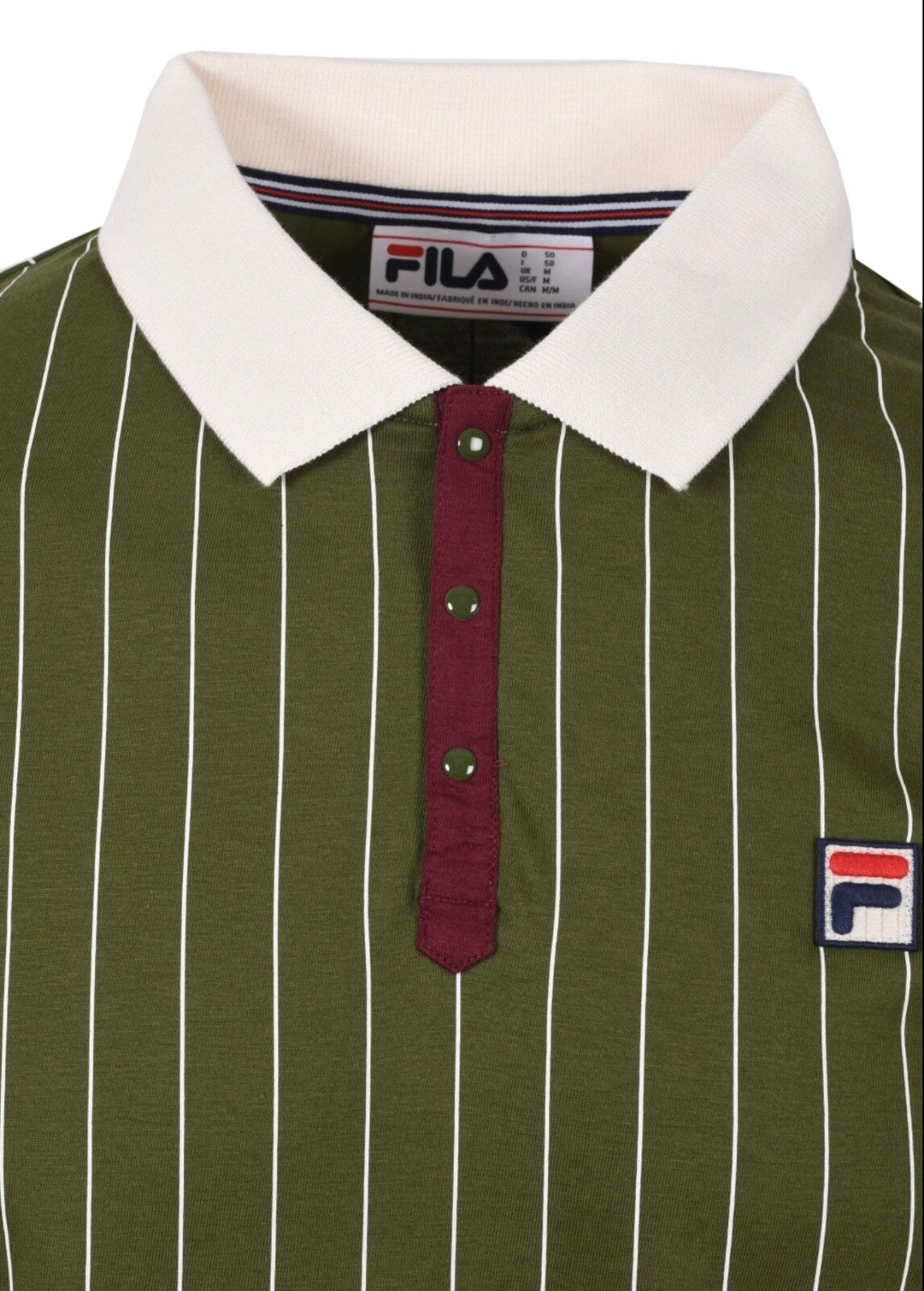 Plymouth Argyle Fila Bjorn Borg BB1 Chive Polo Tennis Shirt - 100% Cotton -Green