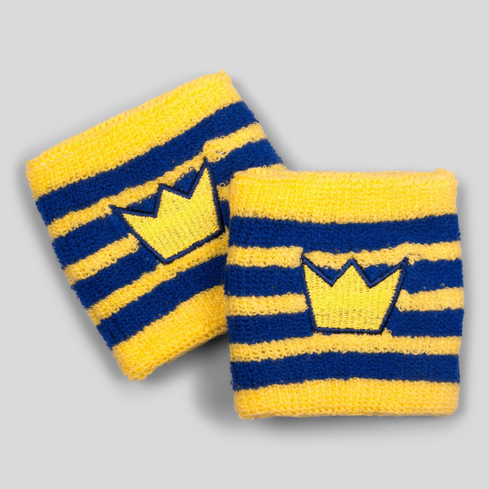 Pair of Bjorn Borg Retro Tennis Wristbands/Sweatbands - Swedish Colours