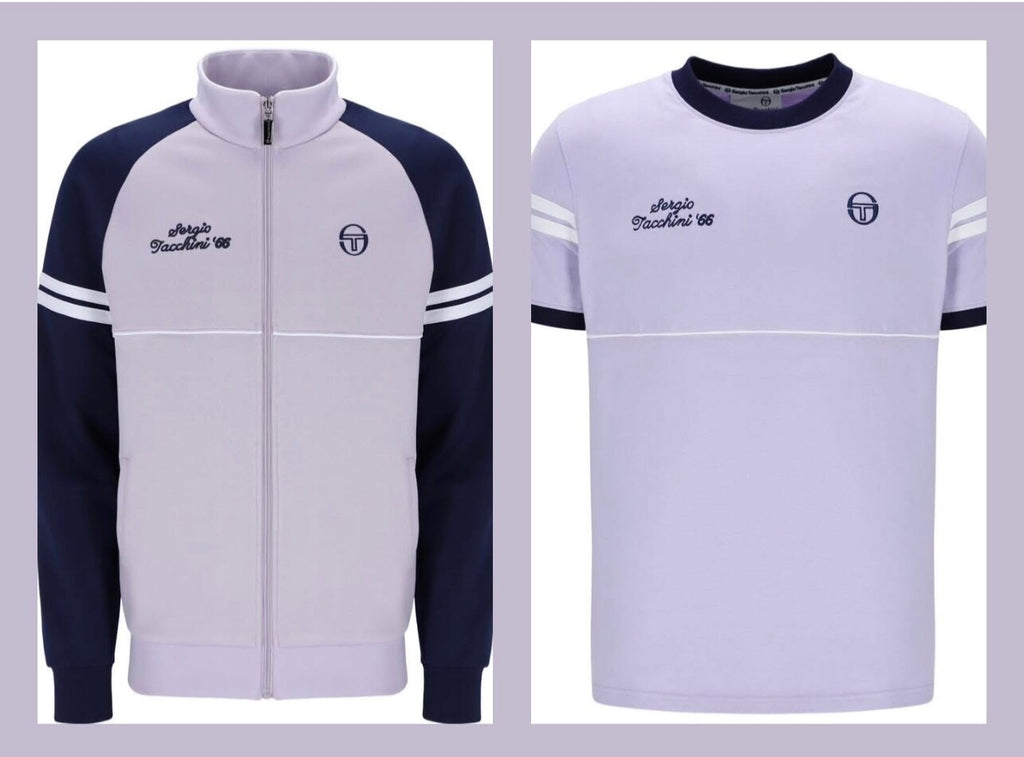 Sergio Tacchini McEnroe Orion Davis Lilac Track Top/T-shirt