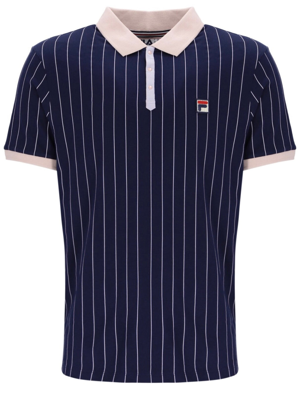 Fila Bjorn Borg BB1 Polo Tennis Shirt - Blue/Peach RRP £50 - Half Price!