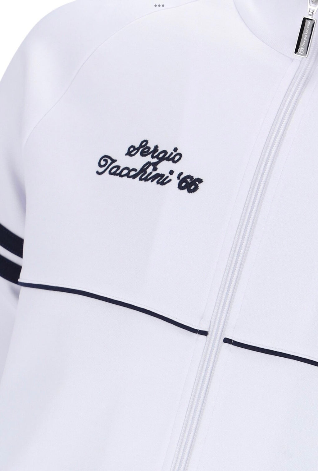 Sergio Tacchini McEnroe Orion Davis White/Blue Track Top/T-Shirt