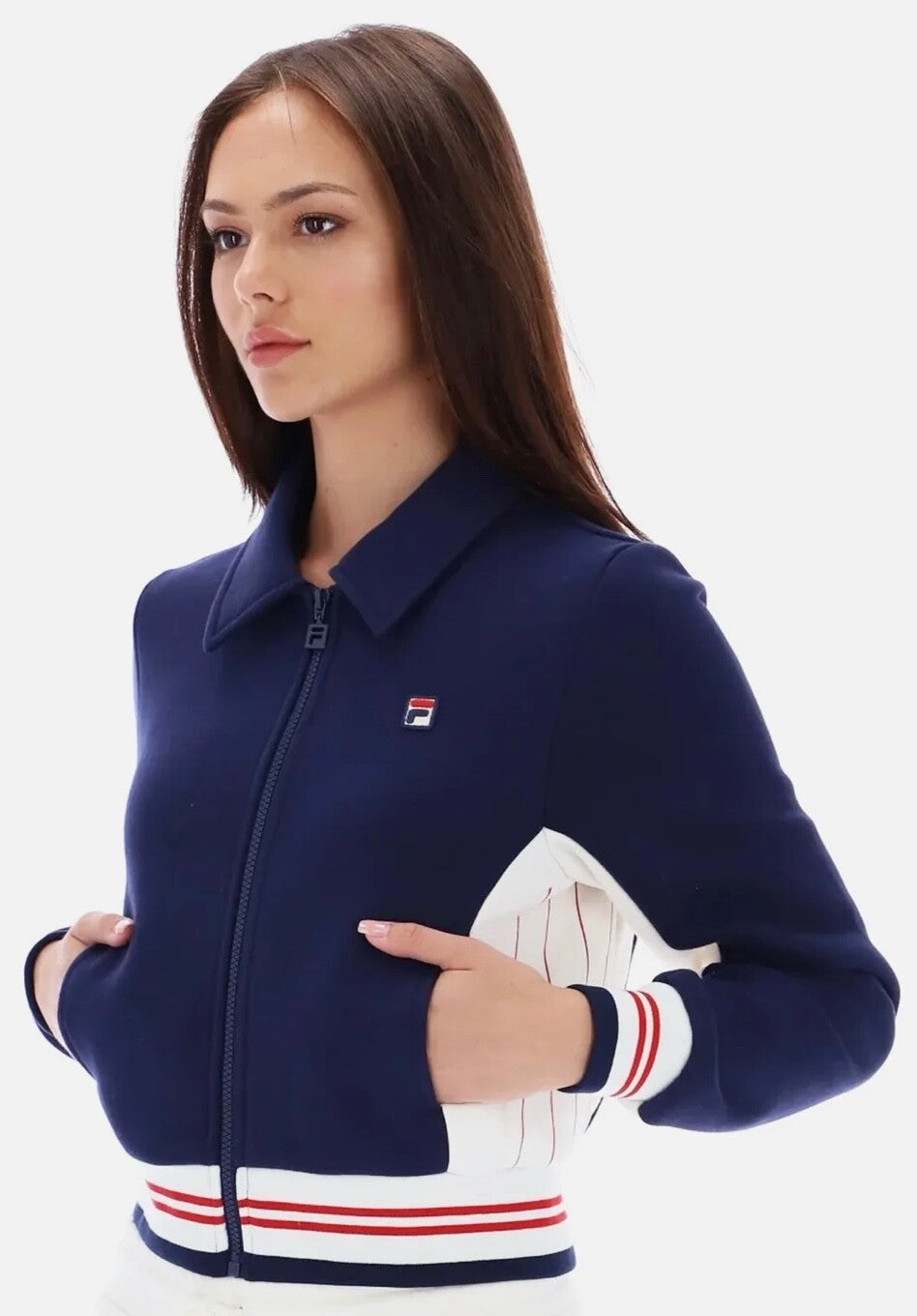 Fila Vintage Harper Women’s Blue Tennis Track Top -RRP £80 - HALF-PRICE!!!