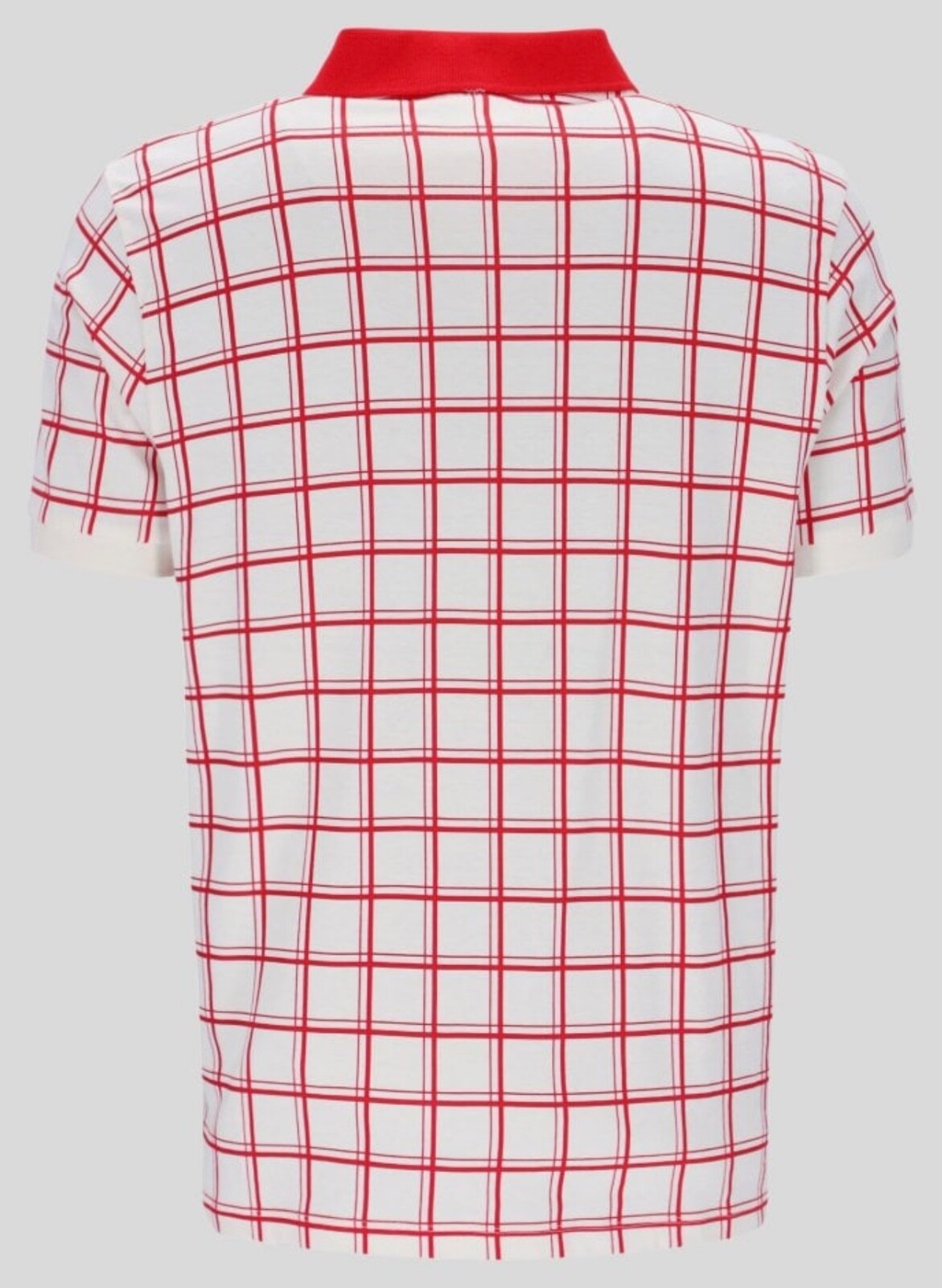 Fila Vintage Borg (Bobby) Retro Tennis Polo Shirt- Off White/Red-Arsenal 2025!