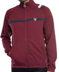 Burnley Colours -Fila Borg Settanta MKII Tennis Track Top (Burgundy) RRP £75