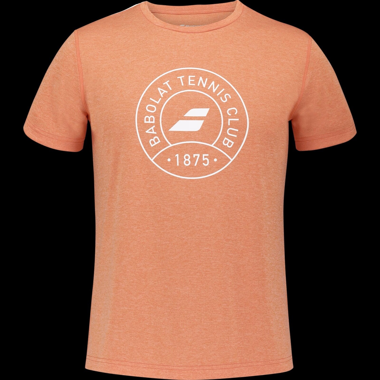 Babolat Exercise Graphic Cotton Tennis Tee In Orange - New for 2025! RRP £35