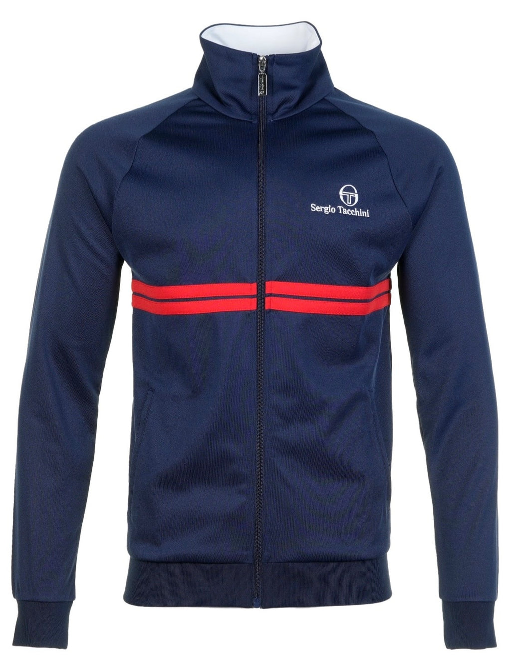 Sergio Tacchini New Dallas John Mcenroe Navy - Tennis Track Top RRP £80