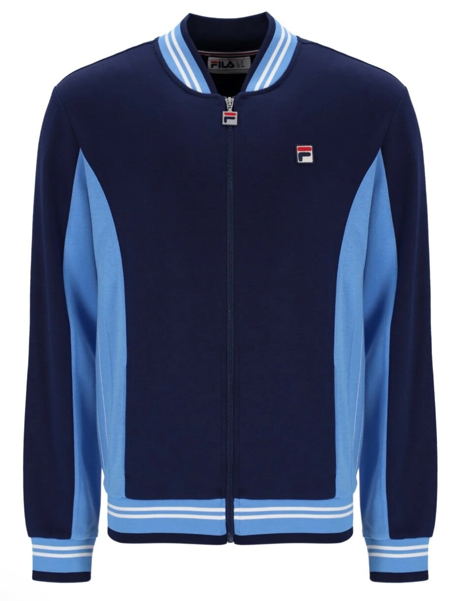 Fila Vintage Borg Wimbledon Settanta Tennis Track Top (Blue/Blue) RRP £75