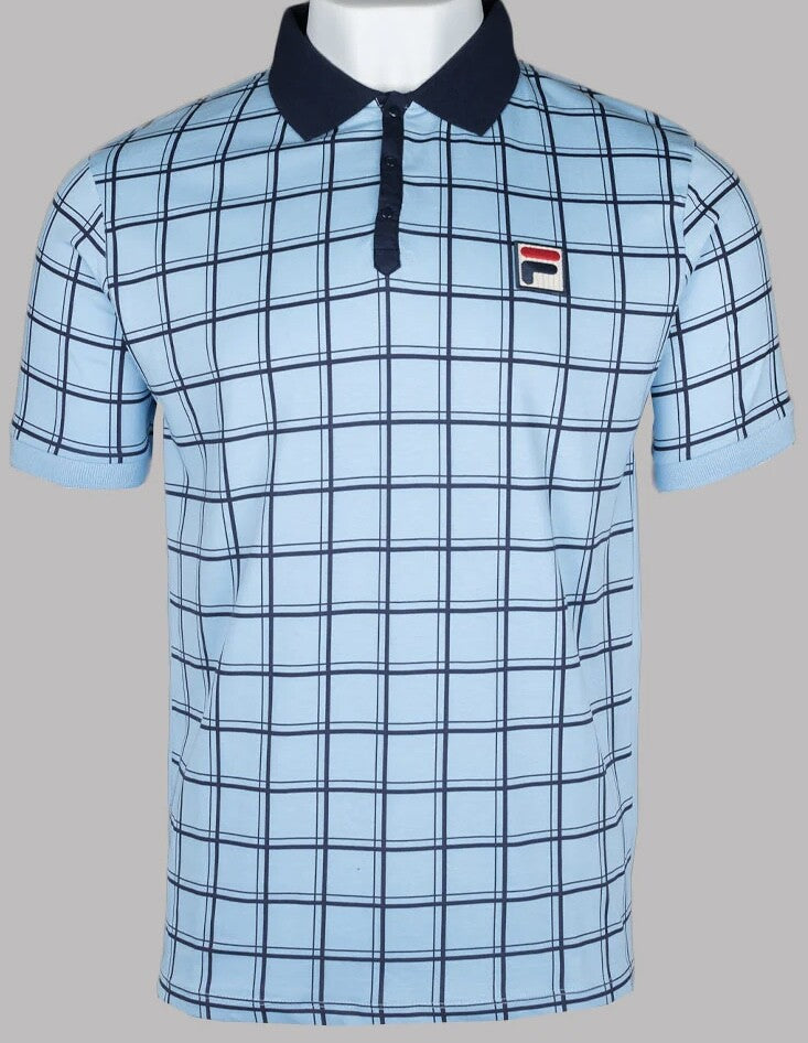 Fila Vintage Borg (Bobby) Retro Tennis Polo Shirt in Blue - Ltd Edition 2025