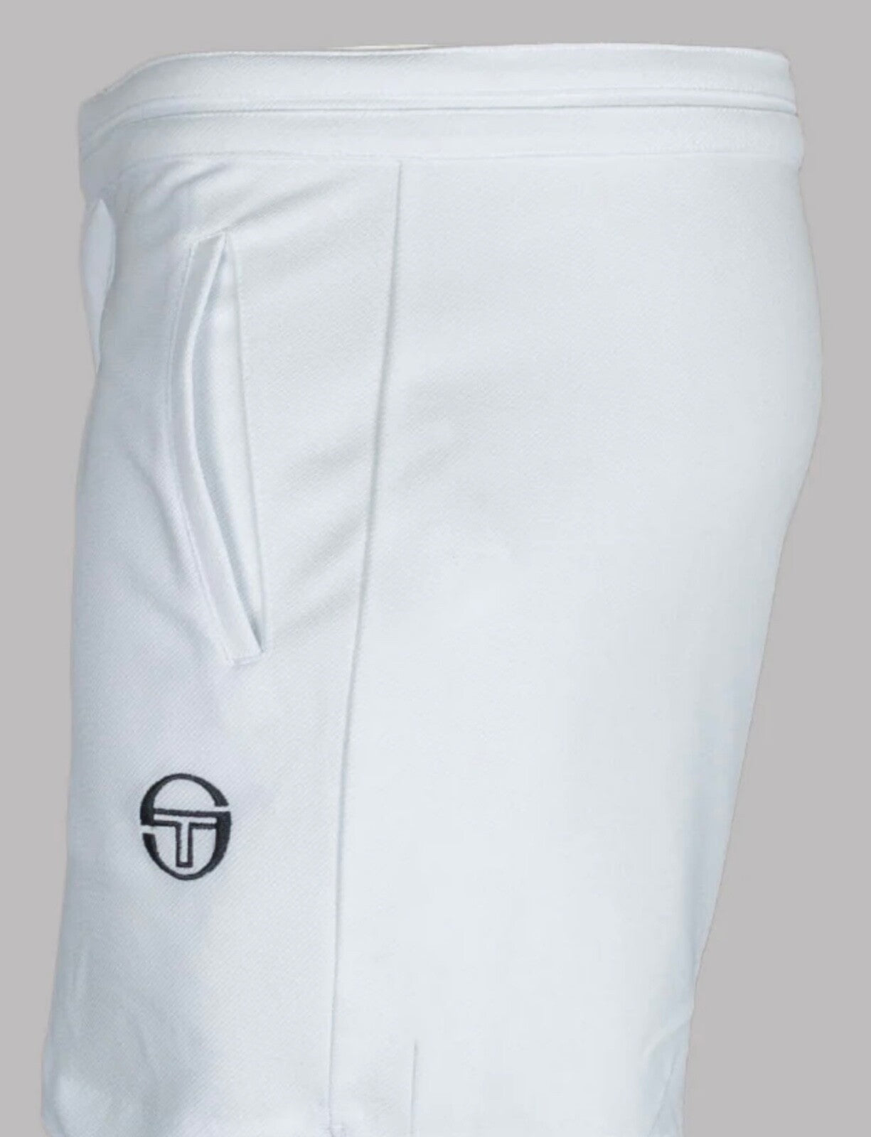 Sergio Tacchini Time White Tennis Shorts -Ltd Edition Sizes -  2XL, 3XL