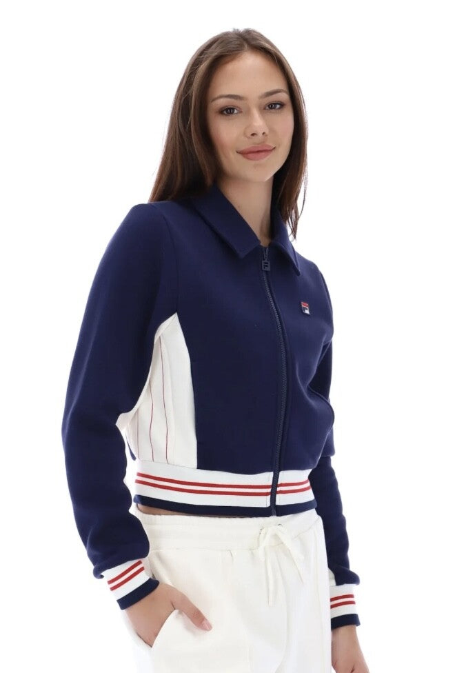 Fila Vintage Harper Women’s Blue Tennis Track - Large Will Fit A Size 10 and 12.