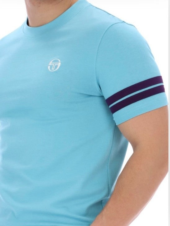 Sergio Tacchini Grello Milky Blue T-Shirt - Ltd Edition
