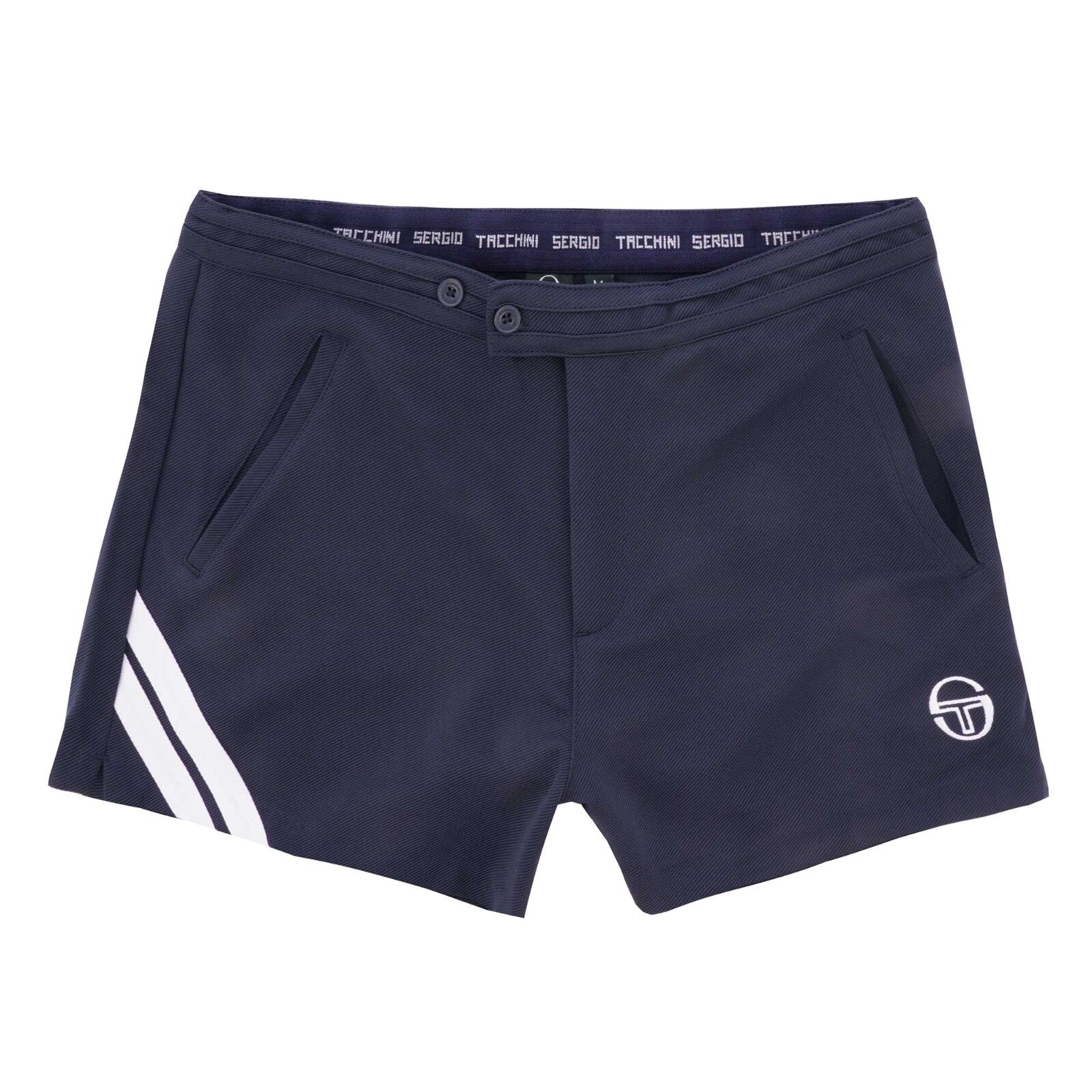 Sergio Tacchini Time Blue Tennis Shorts (Football Casuals) Sizes: Small thru 2XL