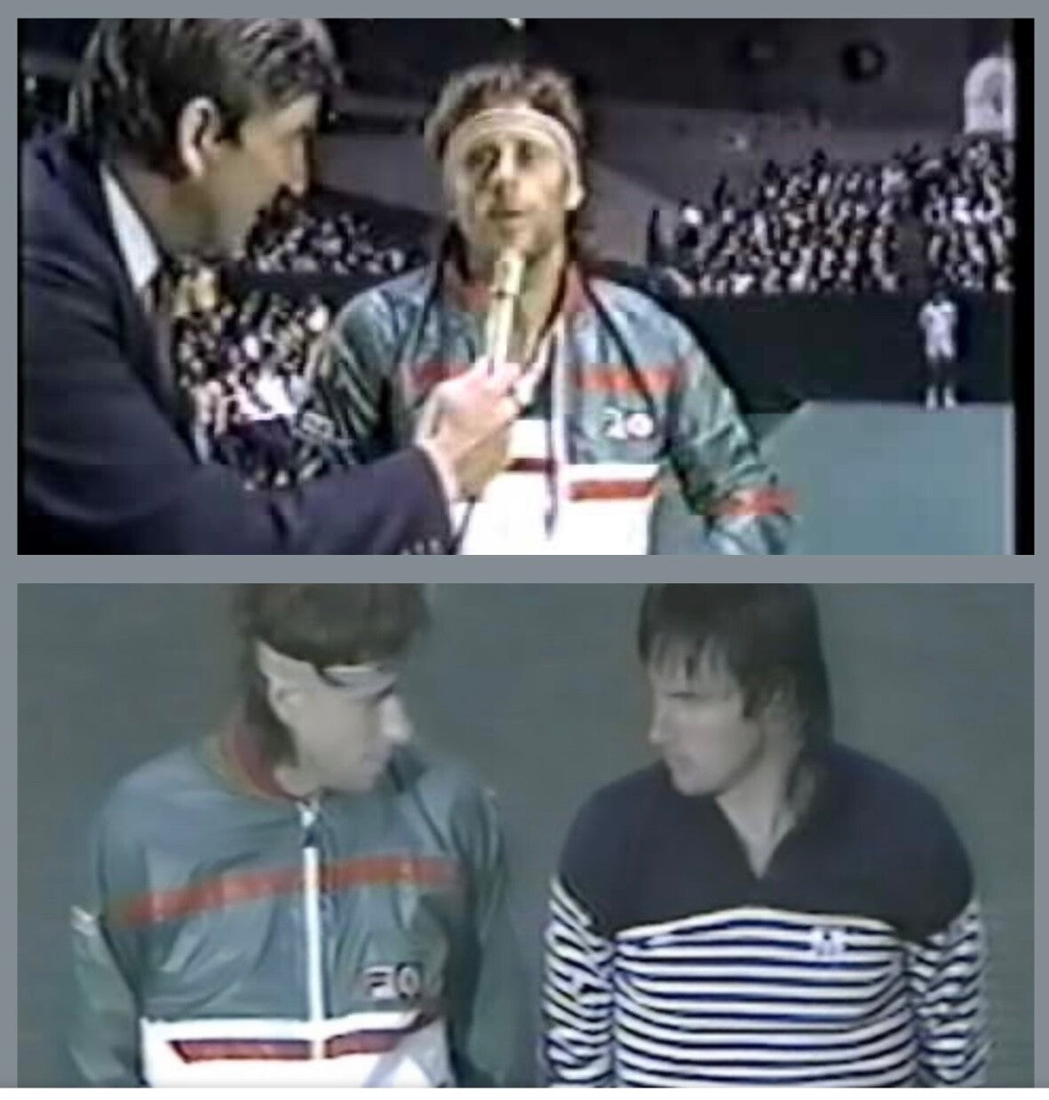 Fila Vintage Borg Suntory Cup Stefan Tennis Track Top Ltd Edition - RRP £80