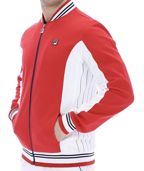 Fila Red Borg Wimbledon Settanta Tennis Track Top  - RRP £75