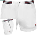 Fila Borg Hightide Retro Wimbledon White Tennis Shorts(Football Casuals)